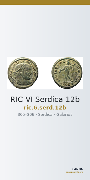 RIC VI Serdica 12b — CANOA