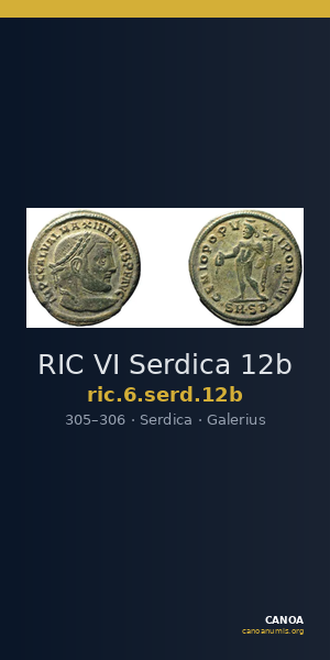 RIC VI Serdica 12b — CANOA