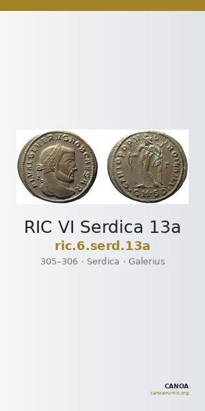 RIC VI Serdica 13a — CANOA