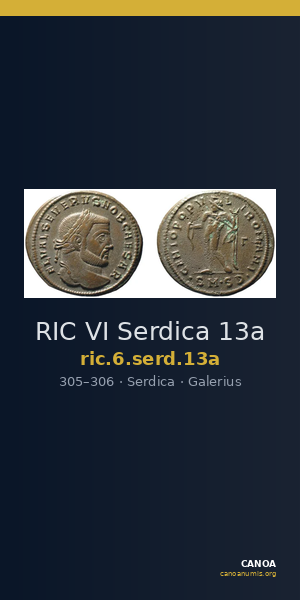 RIC VI Serdica 13a — CANOA