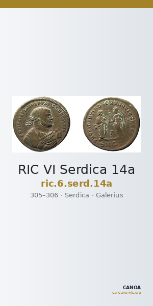 RIC VI Serdica 14a — CANOA