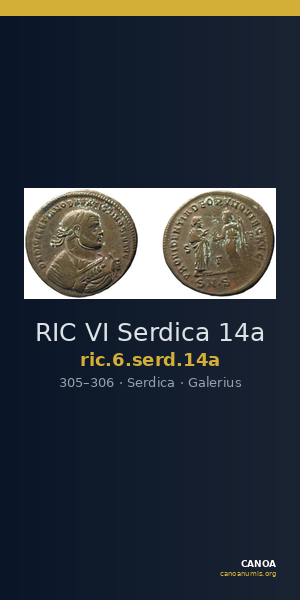 RIC VI Serdica 14a — CANOA