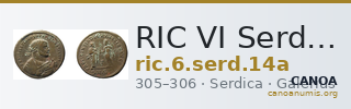 RIC VI Serdica 14a — CANOA
