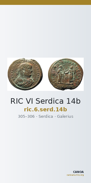 RIC VI Serdica 14b — CANOA
