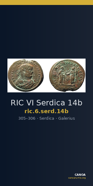 RIC VI Serdica 14b — CANOA