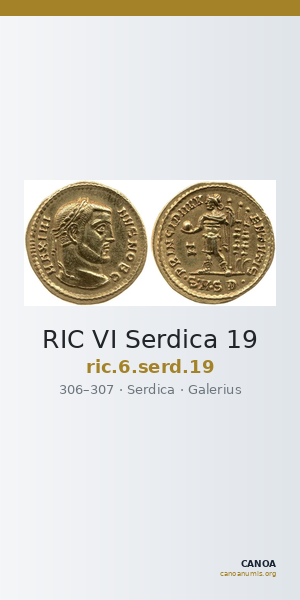 RIC VI Serdica 19 — CANOA