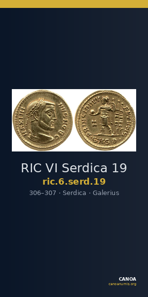 RIC VI Serdica 19 — CANOA