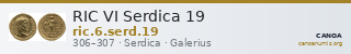 RIC VI Serdica 19 — CANOA