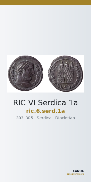 RIC VI Serdica 1a — CANOA