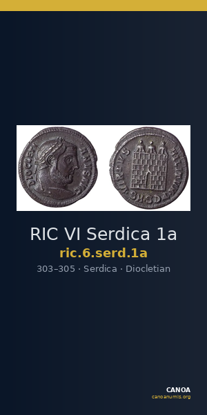 RIC VI Serdica 1a — CANOA