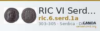 RIC VI Serdica 1a — CANOA