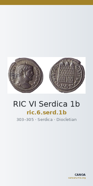 RIC VI Serdica 1b — CANOA