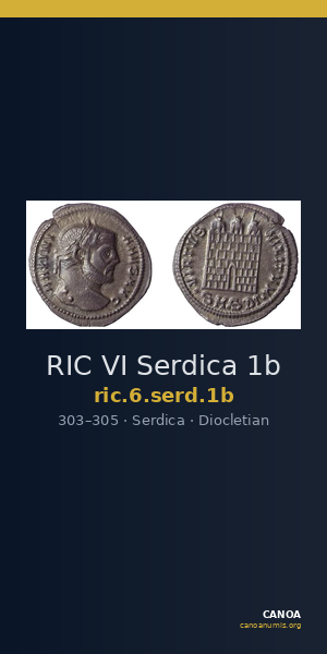 RIC VI Serdica 1b — CANOA