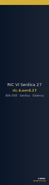 RIC VI Serdica 27 — CANOA