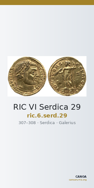 RIC VI Serdica 29 — CANOA