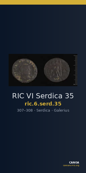 RIC VI Serdica 35 — CANOA