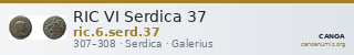 RIC VI Serdica 37 — CANOA