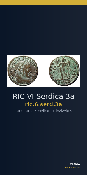 RIC VI Serdica 3a — CANOA