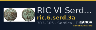RIC VI Serdica 3a — CANOA