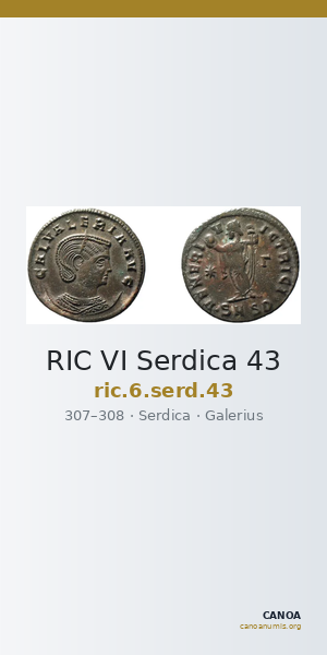RIC VI Serdica 43 — CANOA