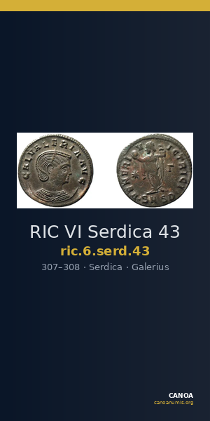 RIC VI Serdica 43 — CANOA