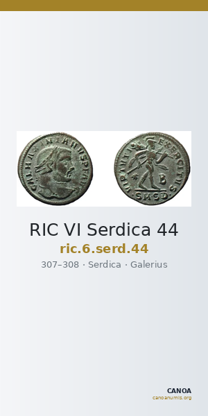RIC VI Serdica 44 — CANOA