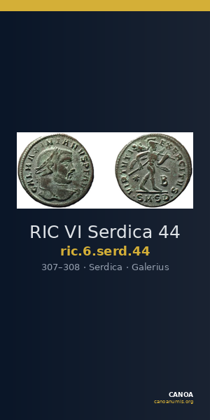 RIC VI Serdica 44 — CANOA