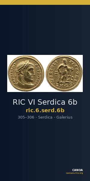 RIC VI Serdica 6b — CANOA