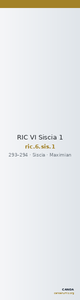 RIC VI Siscia 1 — CANOA