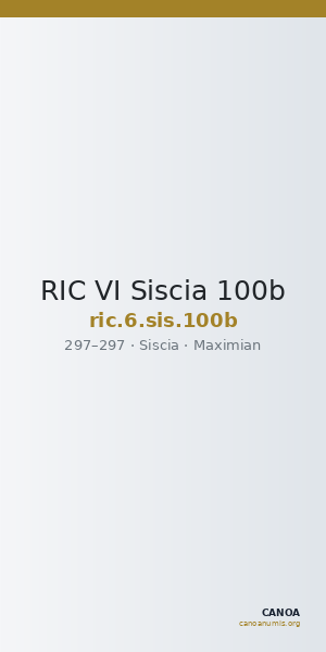 RIC VI Siscia 100b — CANOA