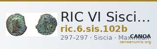 RIC VI Siscia 102b — CANOA