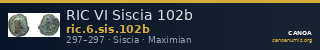 RIC VI Siscia 102b — CANOA