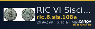 RIC VI Siscia 108a — CANOA