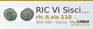 RIC VI Siscia 110 — CANOA