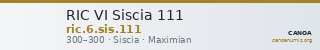 RIC VI Siscia 111 — CANOA