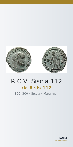 RIC VI Siscia 112 — CANOA
