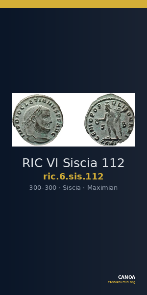 RIC VI Siscia 112 — CANOA