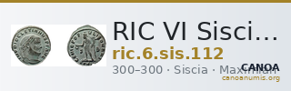 RIC VI Siscia 112 — CANOA