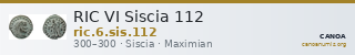 RIC VI Siscia 112 — CANOA