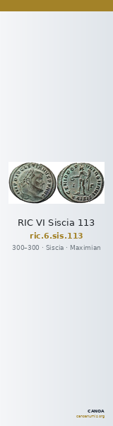 RIC VI Siscia 113 — CANOA
