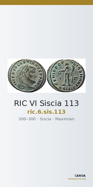 RIC VI Siscia 113 — CANOA