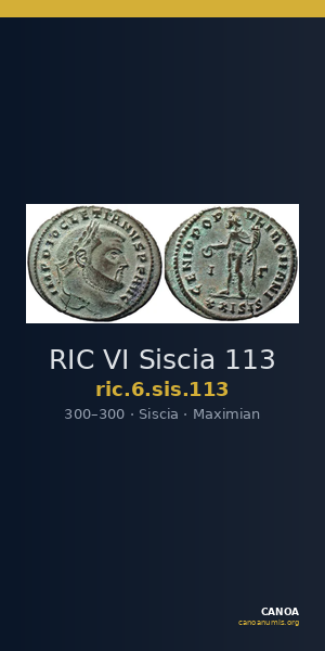 RIC VI Siscia 113 — CANOA