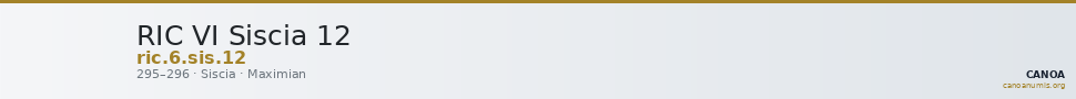 RIC VI Siscia 12 — CANOA
