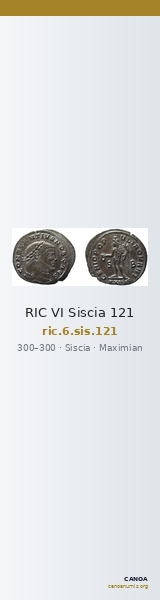 RIC VI Siscia 121 — CANOA