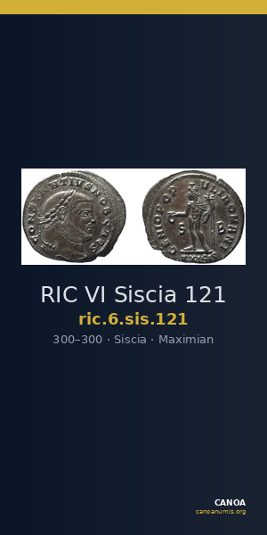 RIC VI Siscia 121 — CANOA