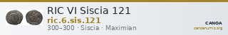 RIC VI Siscia 121 — CANOA