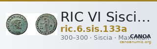 RIC VI Siscia 133a — CANOA