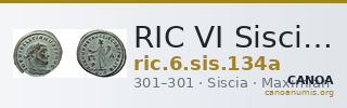 RIC VI Siscia 134a — CANOA