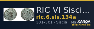 RIC VI Siscia 134a — CANOA