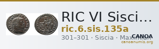RIC VI Siscia 135a — CANOA